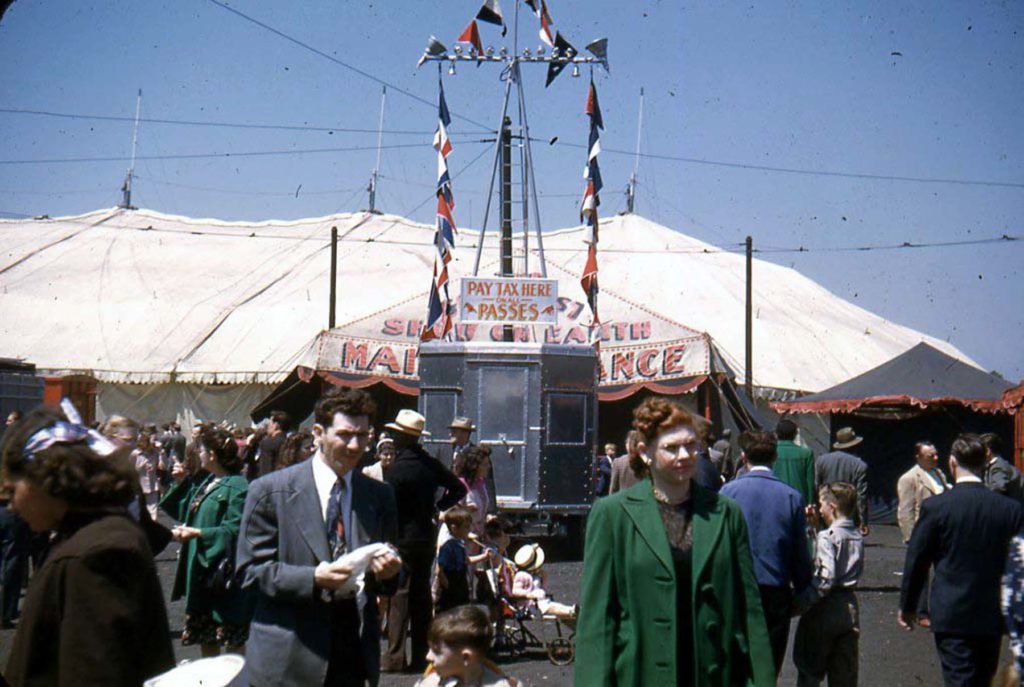 Ringling Bros. and Barnum & Bailey Circus Ticket wagon.