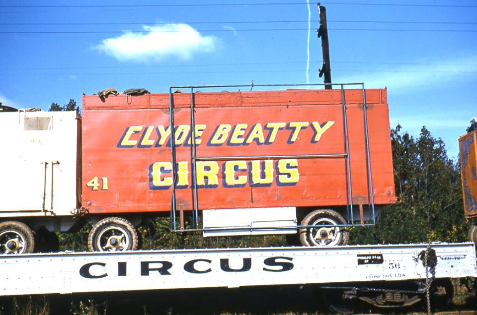 Sparks Circus steel baggage wagon # 20